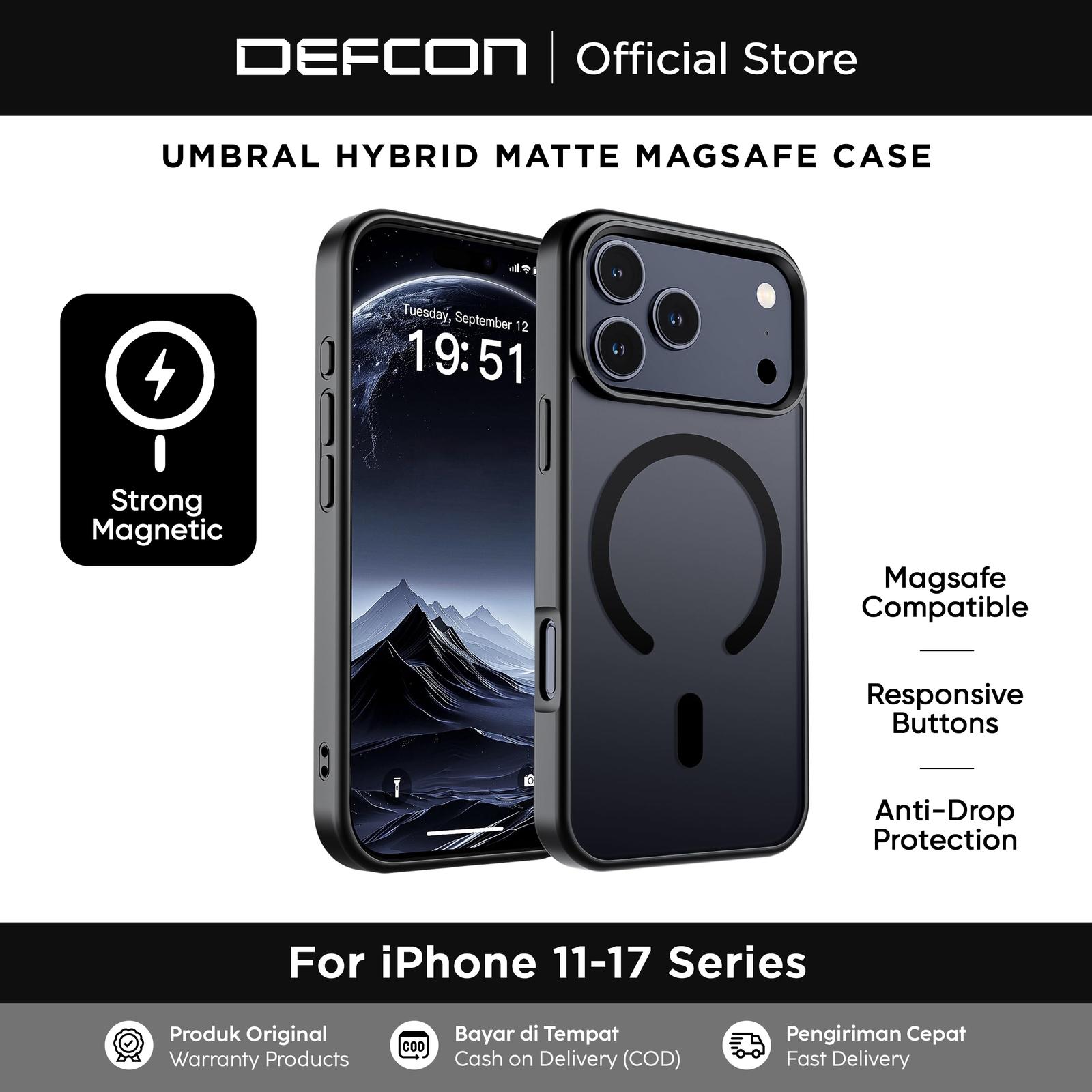 BLACK MATTE MAGSAFE IPHONE CASE
