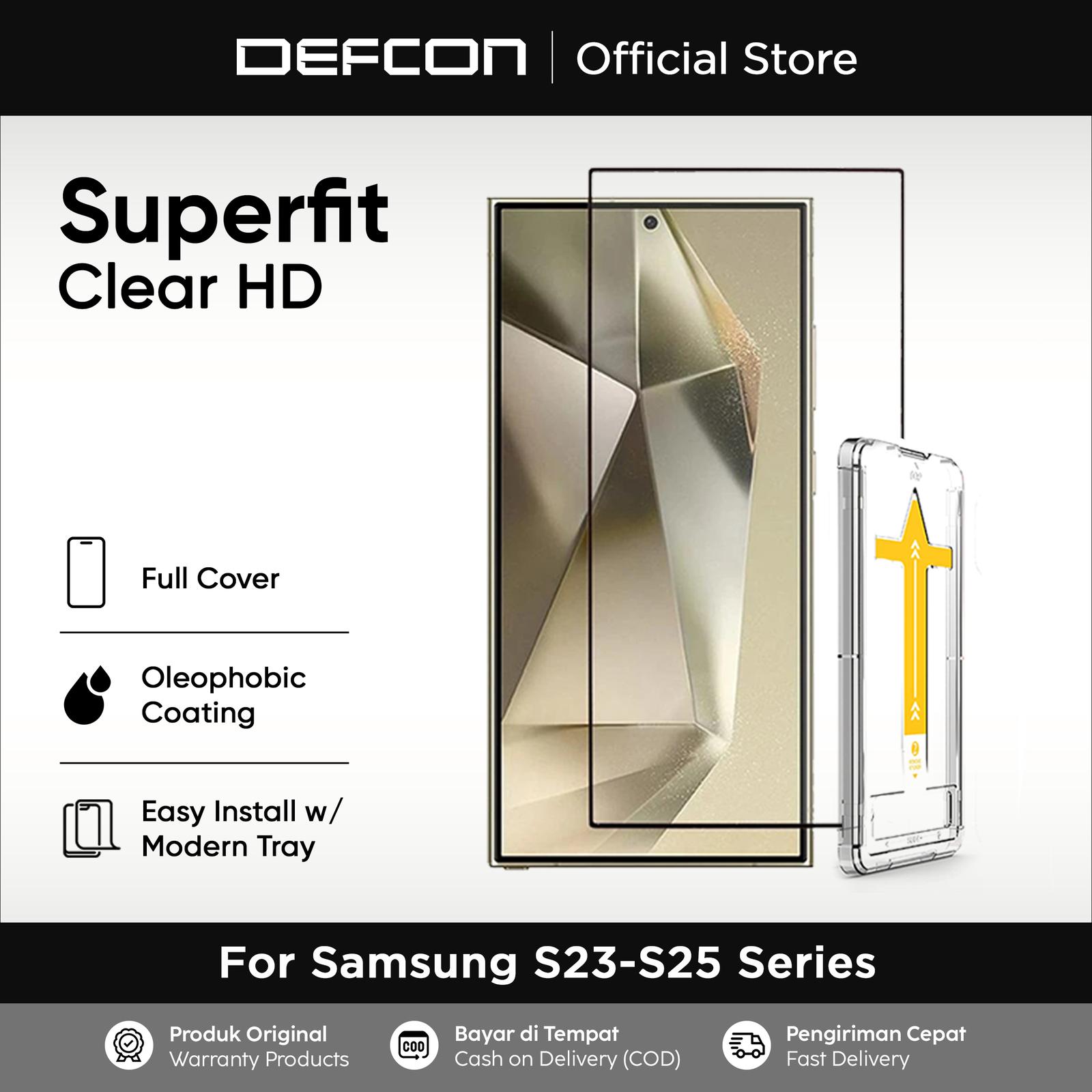 SUPERFIT CLEAR HD SAMSUNG S SERIES TEMPERED GLASS